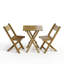 Ensemble repas en bois massif 3 pièces-488380651