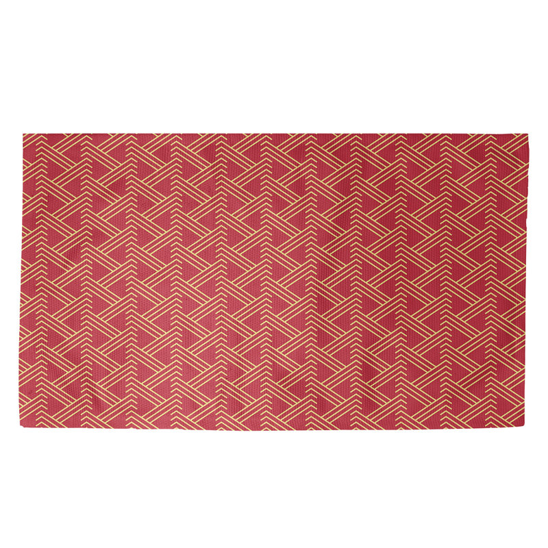 Jordao Geometric Indoor Rug, Rectangle 5' x 7'