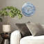 Horloge murale en verre 12 po