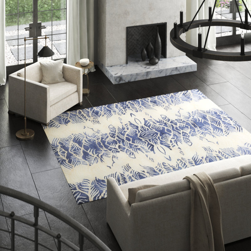 Cassina Hand Loomed Abstract Area Rug, Rectangle 8' x 10'