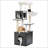 57.5" Cat Tree With Litter Box Enclosure Large-1847921743