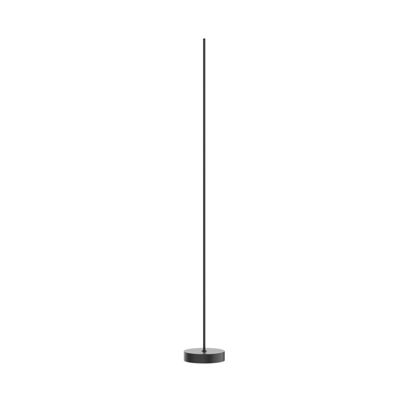 Lampe sur pied colonne 70 po Reeds, Noir