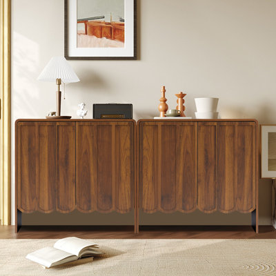 Dulinsky 29.52" Tall 2 - Door Accent Cabinet (set Of 2) by Millwood Pines