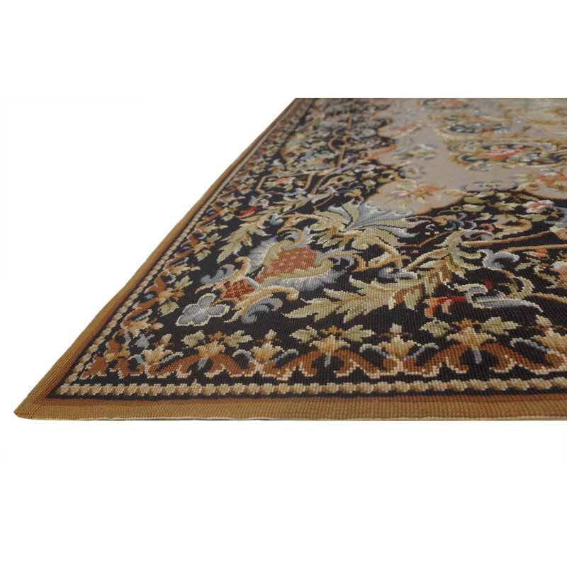 Highland Needleworks Flatweave Wool Area Rug, Rectangle 10' x 14'