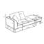 Chaise longue et tabouret rembourrés Finken-1079470197