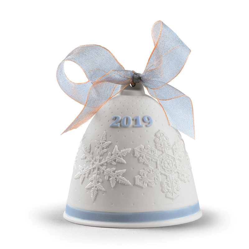 2019 Bell Holiday Shaped Tree Topper, Blue
