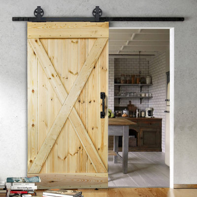 Makena Solid Pine Sliding Door Prefinished