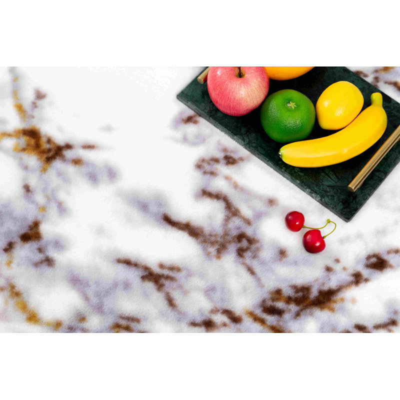 Abstract Marble Design Area Rug