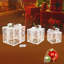 Ensemble 3 pièces de boîtes-cadeaux lumineuses
