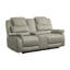 Causeuse inclinable double en microfibre de 74 po avec appuie-tête électriques Kadance-578938894-578938892