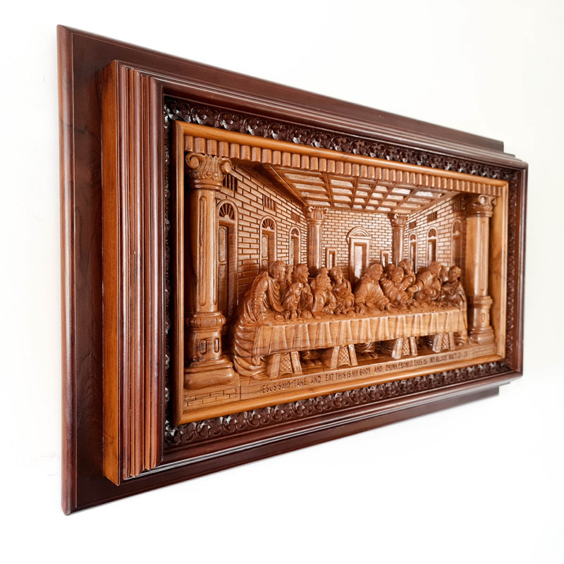 Handmade Traditional Religious & Spiritual Solid Wood Wall Decor