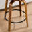 Modern Upholstered 26'' Swivel Wood Counter Stools-119858580-122289454