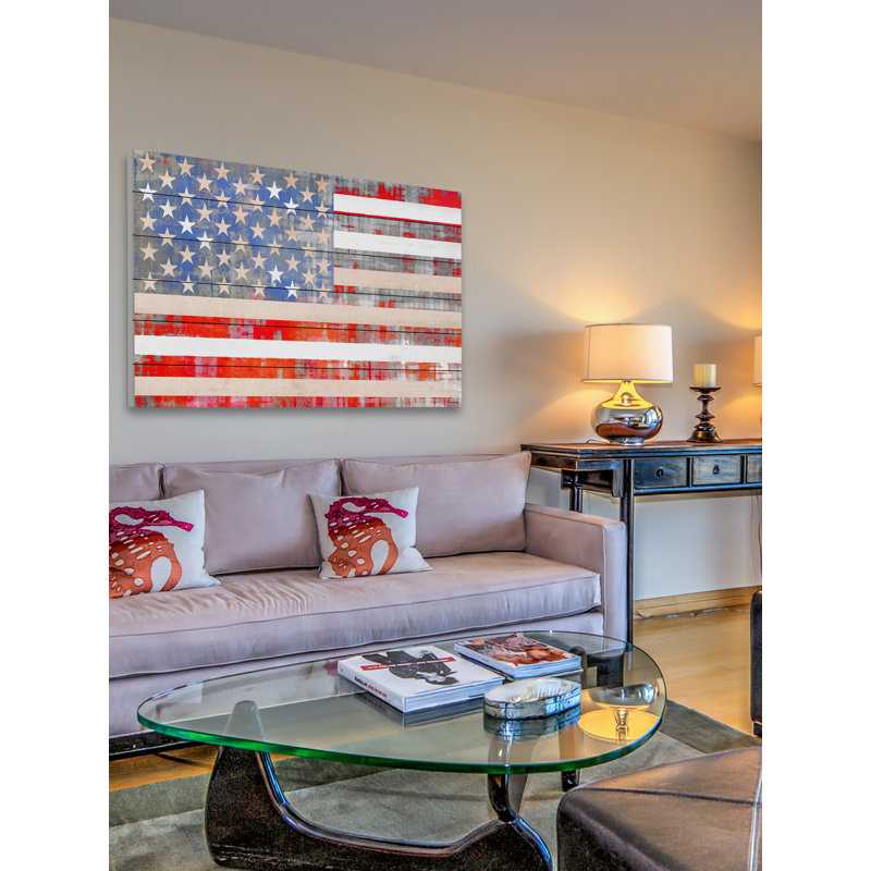 Reproduction d’art sur bois, "american dream" par parvez taj