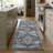 Elegant Oriental Machine Washable Rug with Rubber Anti-Slip Backing Ideal for Living Room, Dining Room, Bedroom, Office & Playroom-1603760370