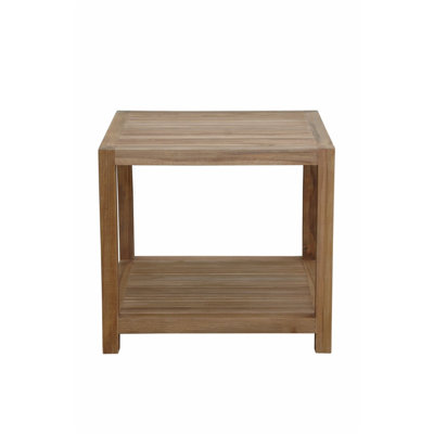 Glenmore Outdoor Square Teak Side Table