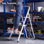 3 - Step Steel Lightweight Folding Small Step Ladder