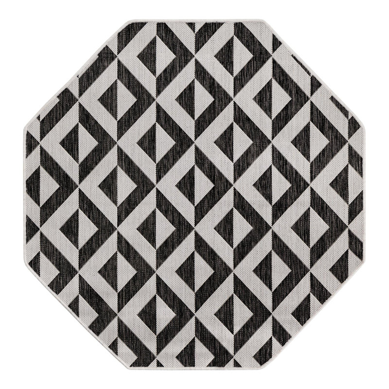 Jill Zarin Napa Indoor/Outdoor Rug, Octagon 4'1"