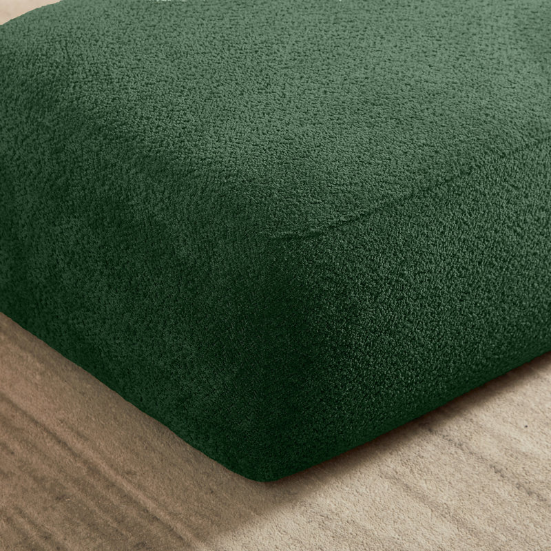 Chaise longue rembourrée Christinia, Orienté à gauche (vu de face), Vert