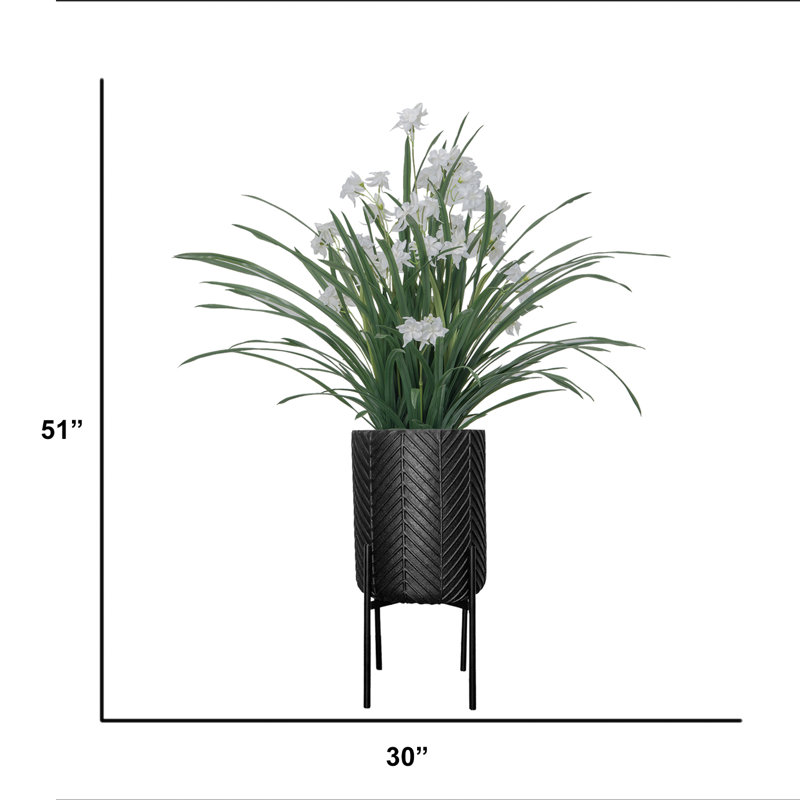 Herbe artificielle 51 po en pot