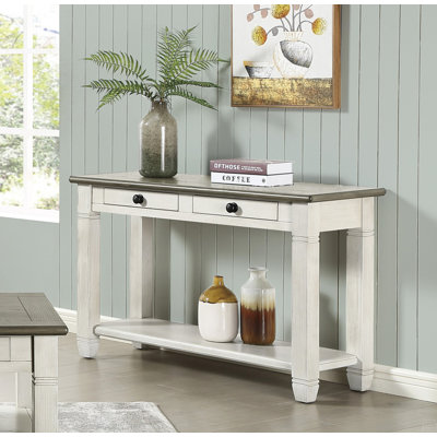 Meuble de salon 1 pièce avec 2 tiroirs et tablette inférieure