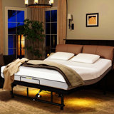 Adjustable Bed Base Frame Head and Foot Incline Quiet Motor King Size Zero Gravity, 4 Ports USB