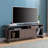 TV Stand In Brown Walnut With Sliding Doors And Five Shelves Spacious Storage For Media Consoles And Accessories, Sleek And Modern Design