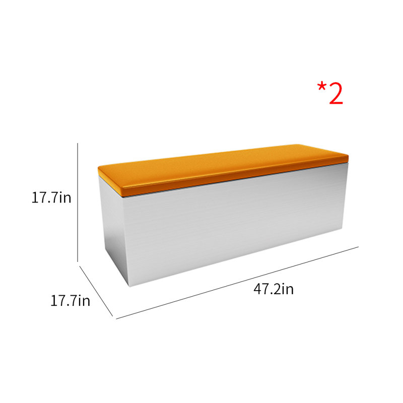 Marlowes Faux Leather Upholstered Bench