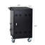 Chariot de charge pour 30 tablettes et ordinateurs portables, avec verrou et roues