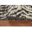 Tapis marocain noir et blanc All-Over 3 x 5