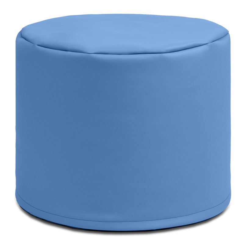 Pouf modulaire 21 po Spring, Similicuir bleu royal