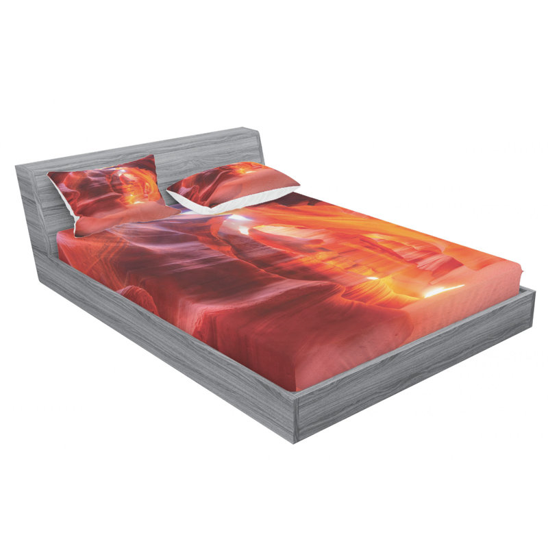 Microfiber Sheet Set, Queen Sheet Set with Fitted Sheet