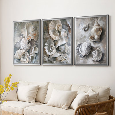 NAUTICAL Series CCXCIV - Toile tendue avec châssis sur mesure - 3 pièces