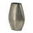 9.5X5.5X12" Aluminum Layered Chisel Oval Vase