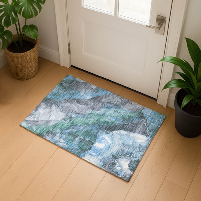 Tapis floral Premium Lavlin lavable à la machine AMF1787