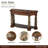 Villa Valencia 54'' Wood and Marble Console Table