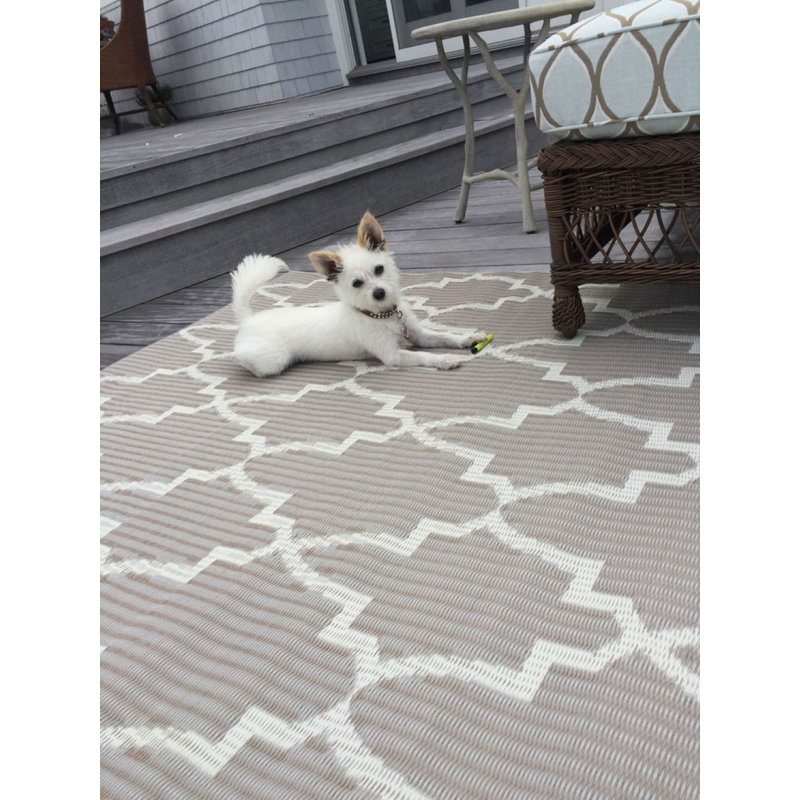 Geometric Indoor / Outdoor Rug, Rectangle 6' x 9'