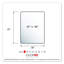 Floortex Polycarbonate Chair Mat Chair Mat with Beveled Edge for Firm Surfaces-7212251-7212269