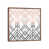 Toile avec cadre en bois brun classique