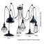 Housatonic 8 - Light Black Cluster Pendant