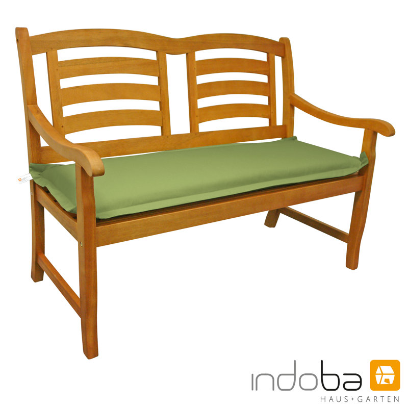 Premium Garden Bench Cushion, Green