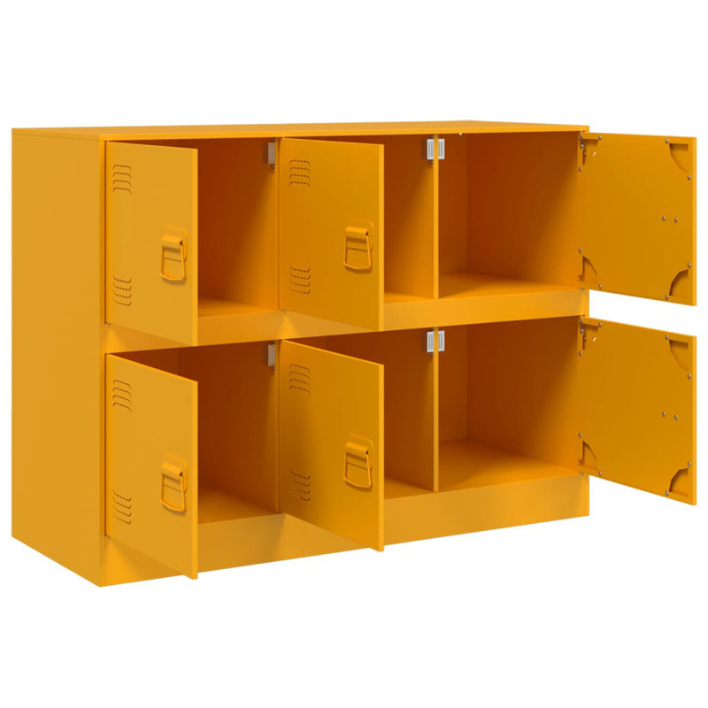 Amaanah Storage Cabinet, Mustard Yellow
