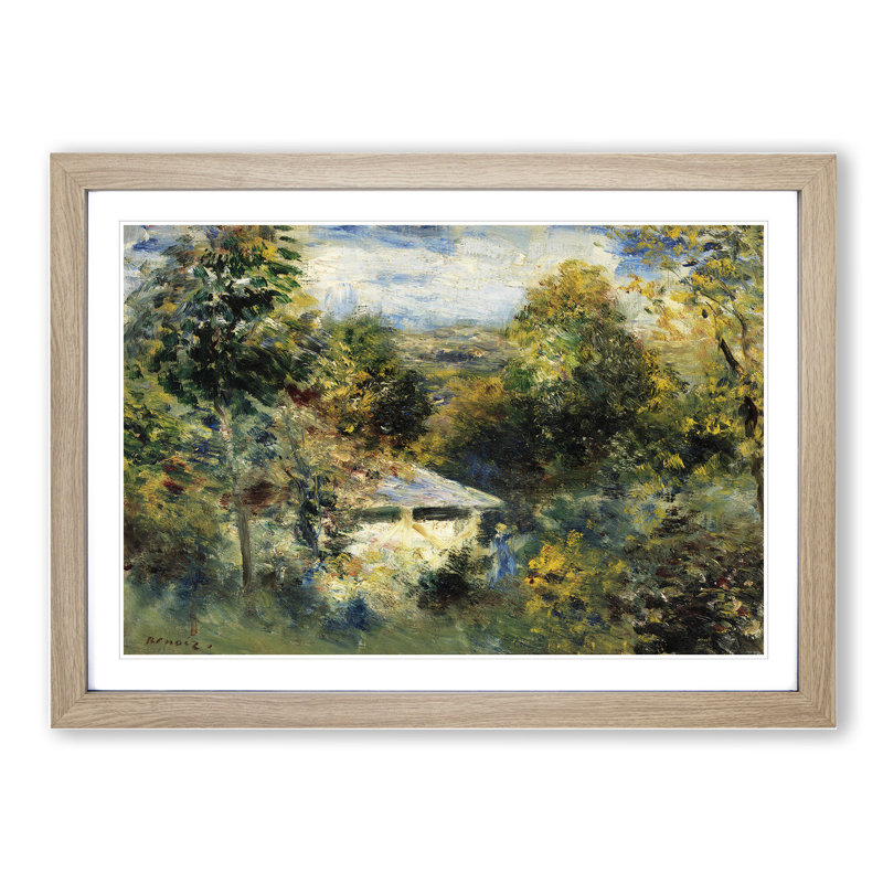 Louveciennes by Pierre-Auguste Renoir - Framed Print, 27cm H x 36cm W x 2cm D, Oak Framed