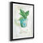 Basilic en pot - Peinture sur toile encadrée-1869211114-1869211113