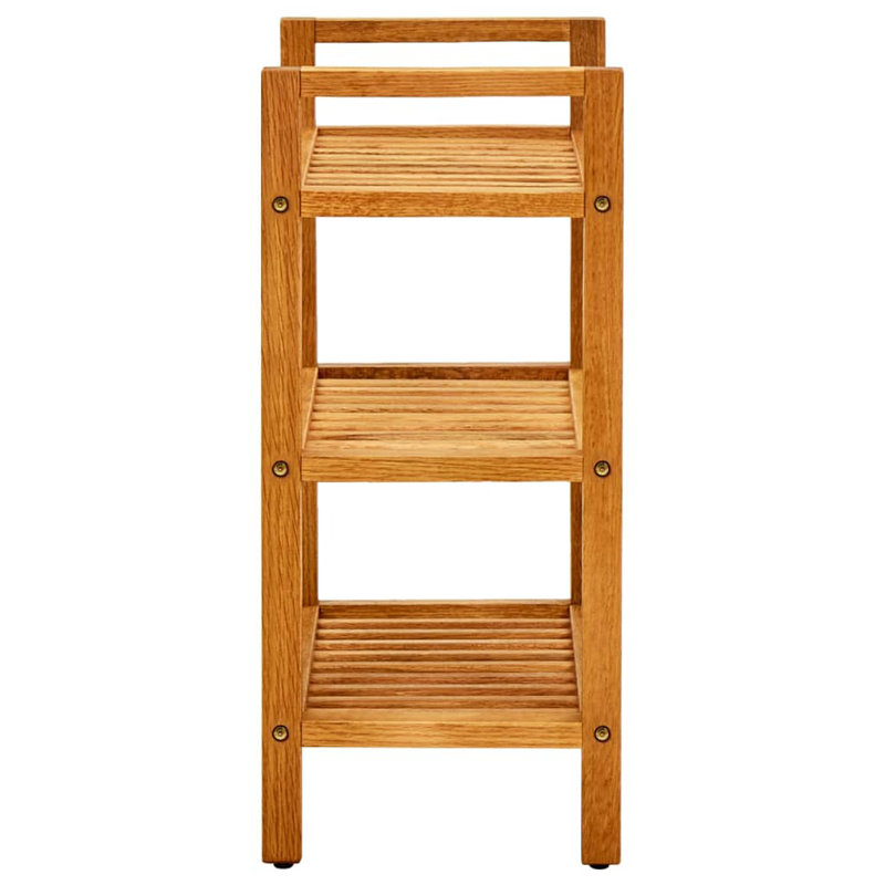 6 Pair Solid Wood Shoe Rack