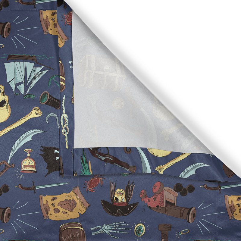 Polyester Semi Sheer Curtain/Drape Pair