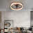 Frauly 19.7 Inch Led Enclosed Low Profile Ceiling Fan With Light-1222760607-1215559985