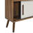 Transmit 45" Bookcase With Sliding Doors In Walnut-108574837