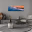Pink Flamingos Desert Lake Abstract Colorful Modern Bird Flamingo Landscape Nature Wall Art-662468801