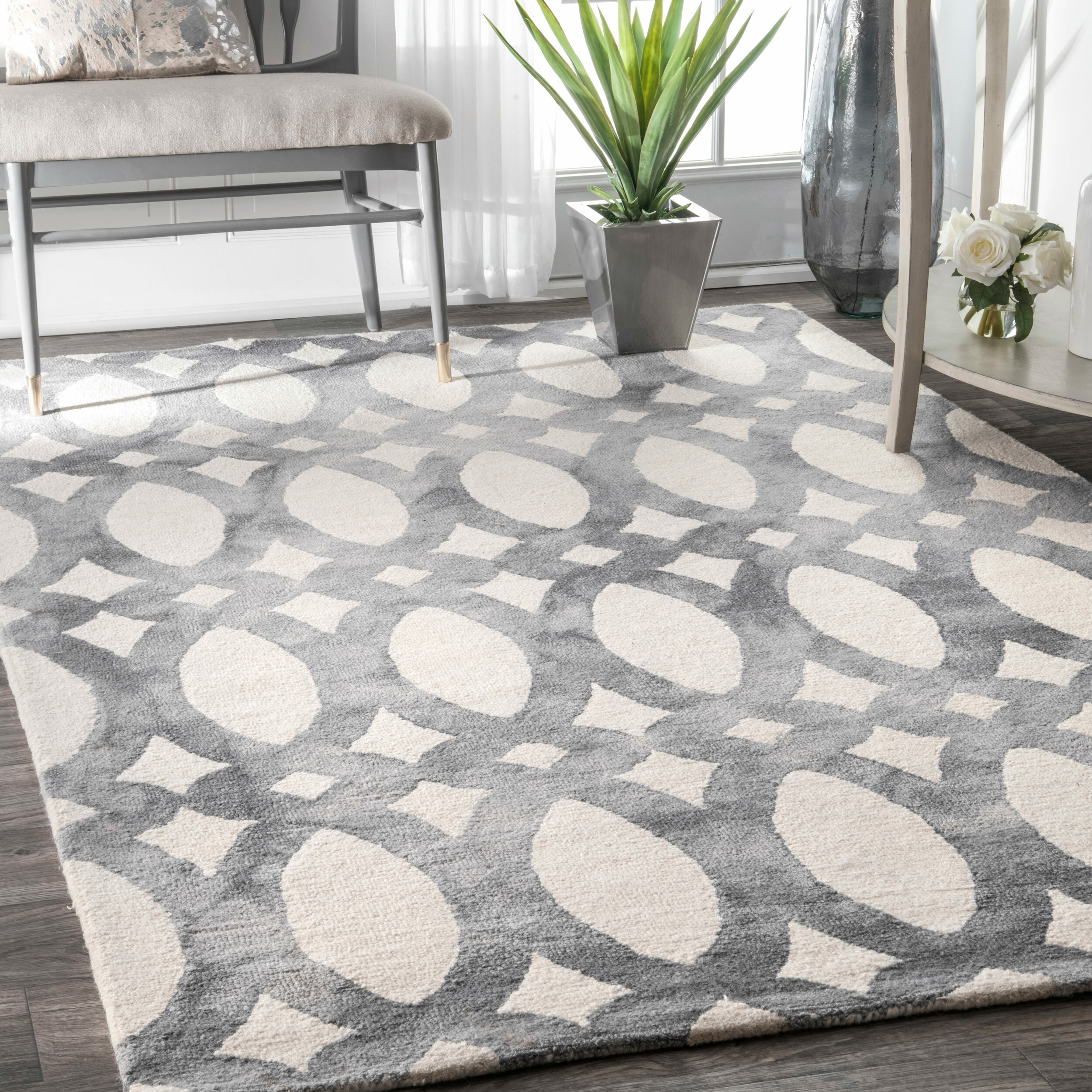 Wool rug - Cartmel (offwhite) - Wool rugs