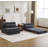 Compression Mahjong Sofa,Convertible Floor Sofa Bed,DIY Boneless Modular Sectional Sofa,No Assembly Required-923834128